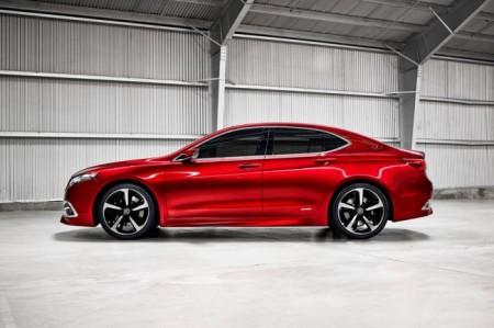 Acura TLX концепт-кар: вид сбоку