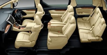 Toyota Alphard 3 интерьер