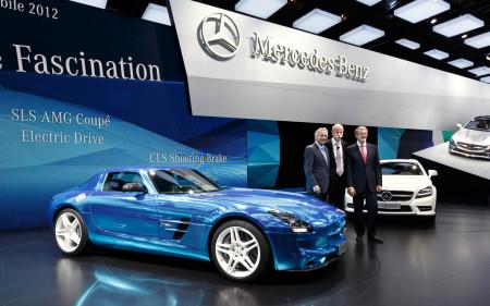 презентация Mercedes SLS AMG Electric Drive