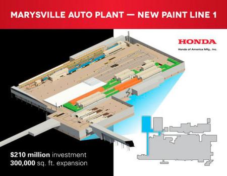 Honda улучшит качество окраски машин за 210 млн долларов