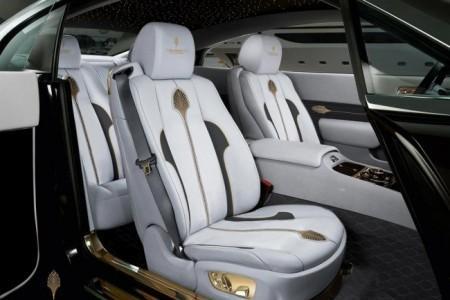 Rolls-Royce Wraith Palm Edition 999 - золотой салон